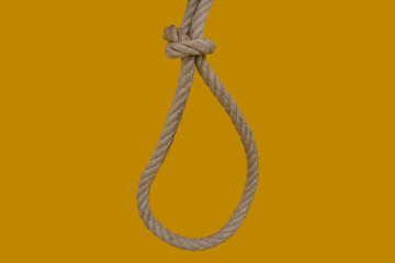 rope for hanging a bad man