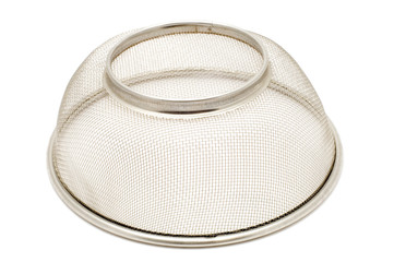 series object on white - kitchen utensil -sieve