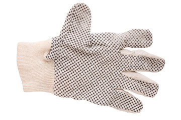 Work glove isolated on a white background
