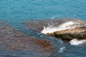 beautiful landscape (sea with rock)