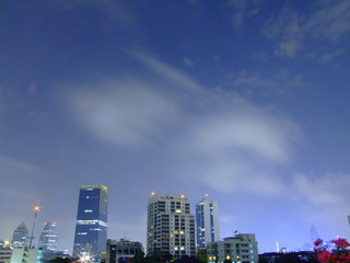 Fototapeta na wymiar Bangkok la nuit