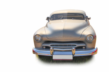 Obraz na płótnie Canvas Classic car isolated over a white background