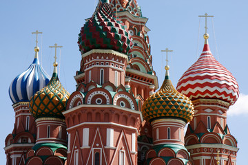 Fototapeta na wymiar St.Basil Cathedral, Red Square, Moscow ..