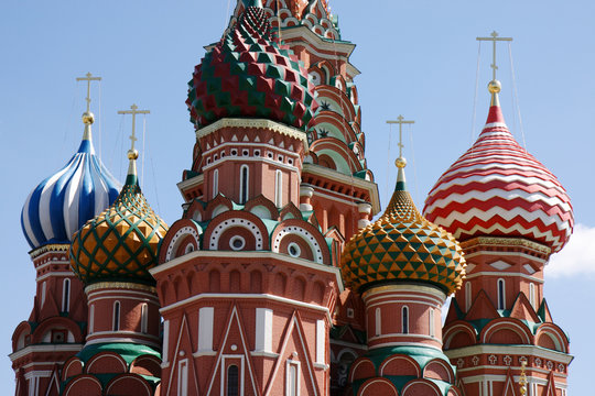 St.Basil Cathedral, Red Square, Moscow..