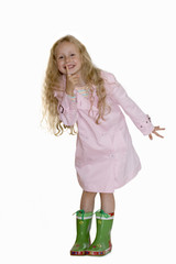 Girl gestures for silence, shh… With clipping path (v2)