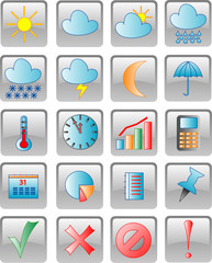 the web icon. vector image. 20 buttom. 