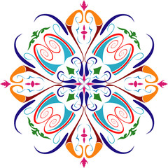 Vector pattern on a white background