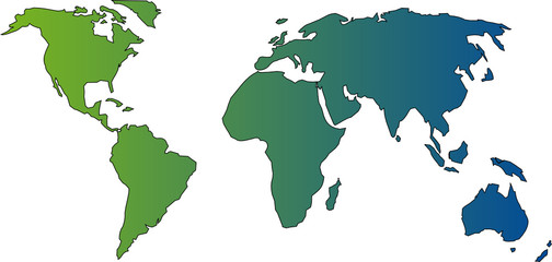 Fototapeta premium carte du monde