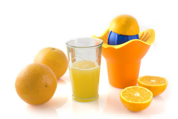 fresh orange juice from the press