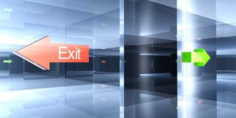 Enter oder Exit