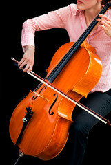 Fototapeta premium Playing the Cello