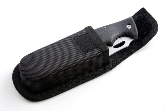 Stock pictures of a folding knife used to cut