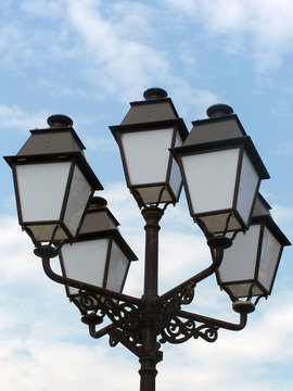 Public light system in an european city market