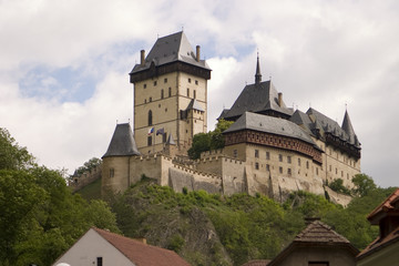 Fototapeta na wymiar Karlstein Castle in Bohemia
