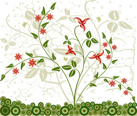 Floral background  - illustration