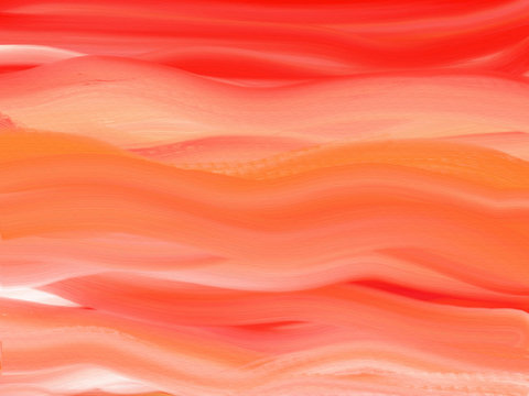 Oil Painted Canvas Background with red & orange