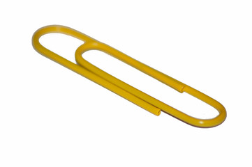 Yellow paperclip#1