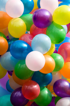 Fototapeta Colourful air balloons. Air baloons festival, Novosibirsk