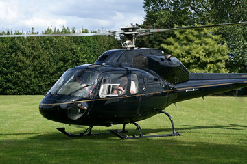 grounded helicopter © Christopher Nolan