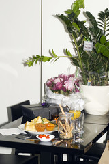 Opening restaurant dressed table