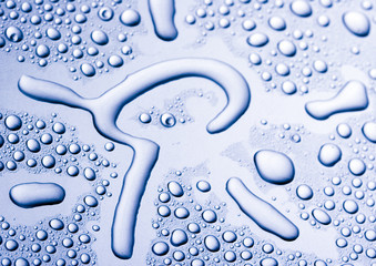 wet background