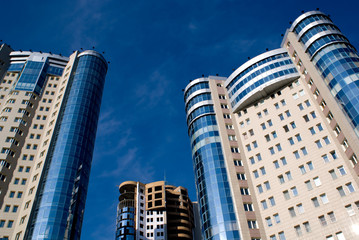 Three similar skyscraper