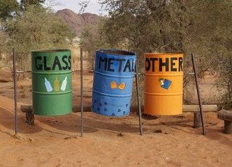 Collecte sélective des déchets - Namibie