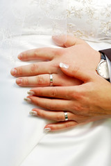 The photo from a wedding day.