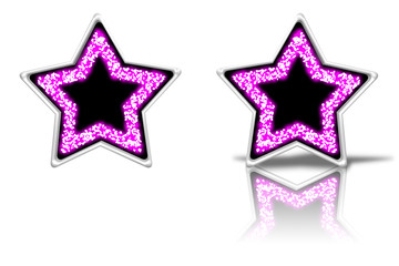 Obraz premium étoile star fond blanc