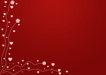 Romantic theme background