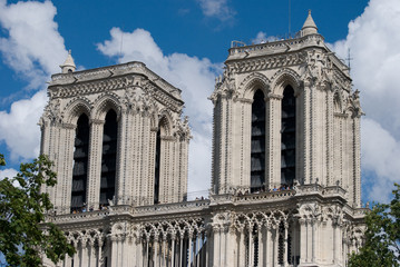 Naklejka na ściany i meble Katedra Notre Dame