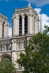 Naklejka na ściany i meble cathedrale Notre Dame