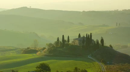 Fototapeten toskanische Landschaft © javarman
