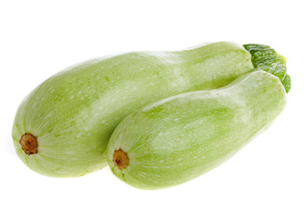 Photo squash on a white background