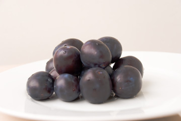 Stack of Plums