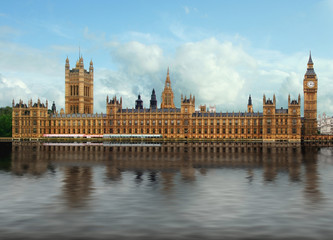 Fototapeta na wymiar Parlament w Londynie