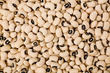 black eye beans close up shot for background