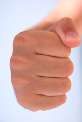 isolated hand symbol