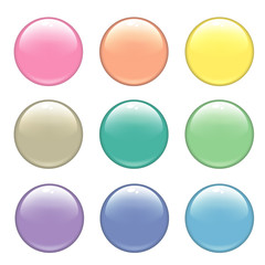 Glossy web buttons