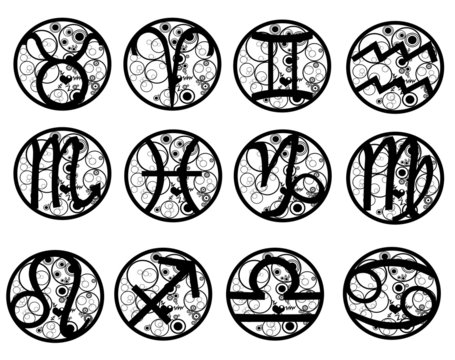Знаки зодиака картинки распечатать Segni Zodiacali Изображения: просматривайте стоковые фотографии, векторные изобр