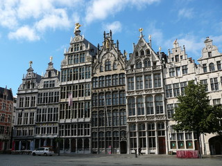 Fototapeta premium place de l'hottel de ville à anvers