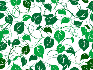 Seamless foliage pattern