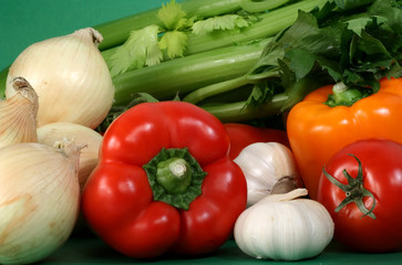 some fresh vegetables