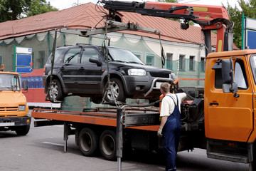 towing of illegally parked car