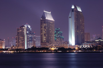 Naklejka premium San Diego, panoramę miasta