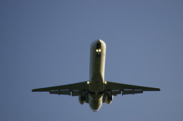 Avion à l'atterissage