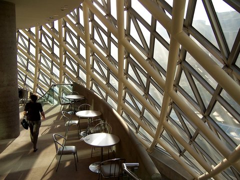 Interior of cafe