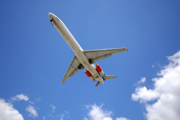 Airliner is going to land
