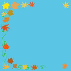 autumn leaf scrapbook