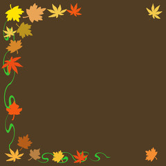 autumn leaf scrapbook